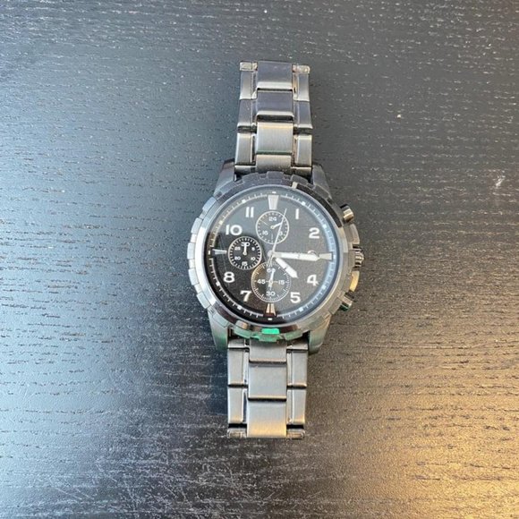 Bundle of Men's Fossil Gunmetal Watches - Picture 2 of 8